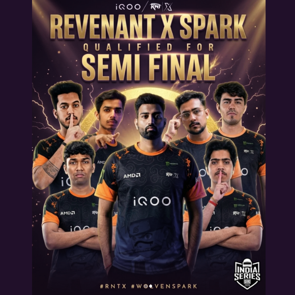 RNT x Sparx charge into the Battlegrounds Mobile India Series (BGIS) 2026 Semi-Finals, where 24 of India’s top teams battle from 12–15 March at Hyderabad for a place in the Grand Finals.